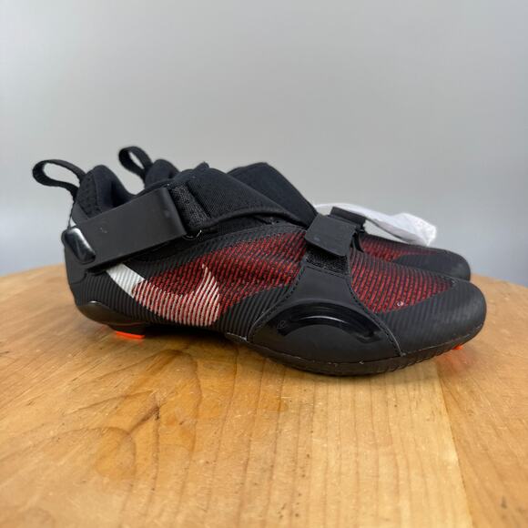 Nike Superrep Cycle Shoes Womens Size 6 Black Hyper Crimson CJ0775-008 New - Picture 1 of 9